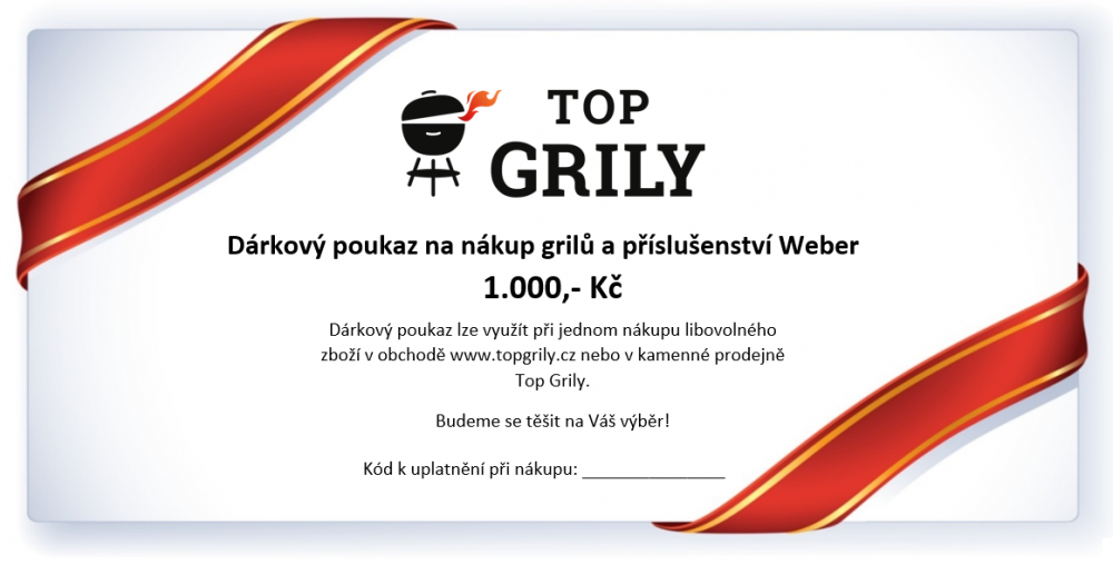 Topgrily.cz Dárkový poukaz 1.000 Kč