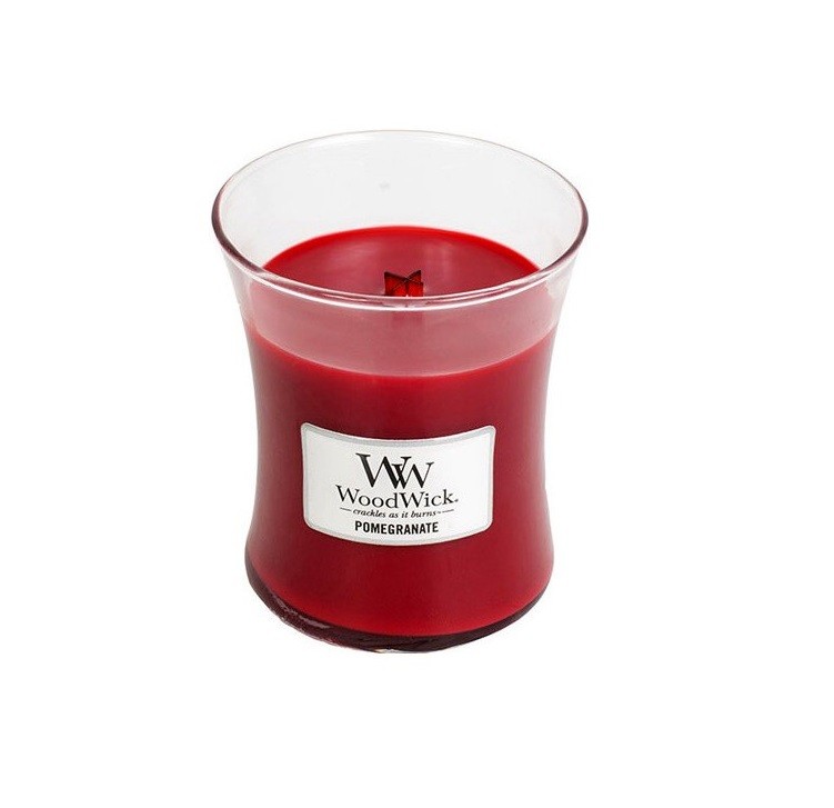 Vonná svíčka WoodWick střední - Pomegranate 275 g