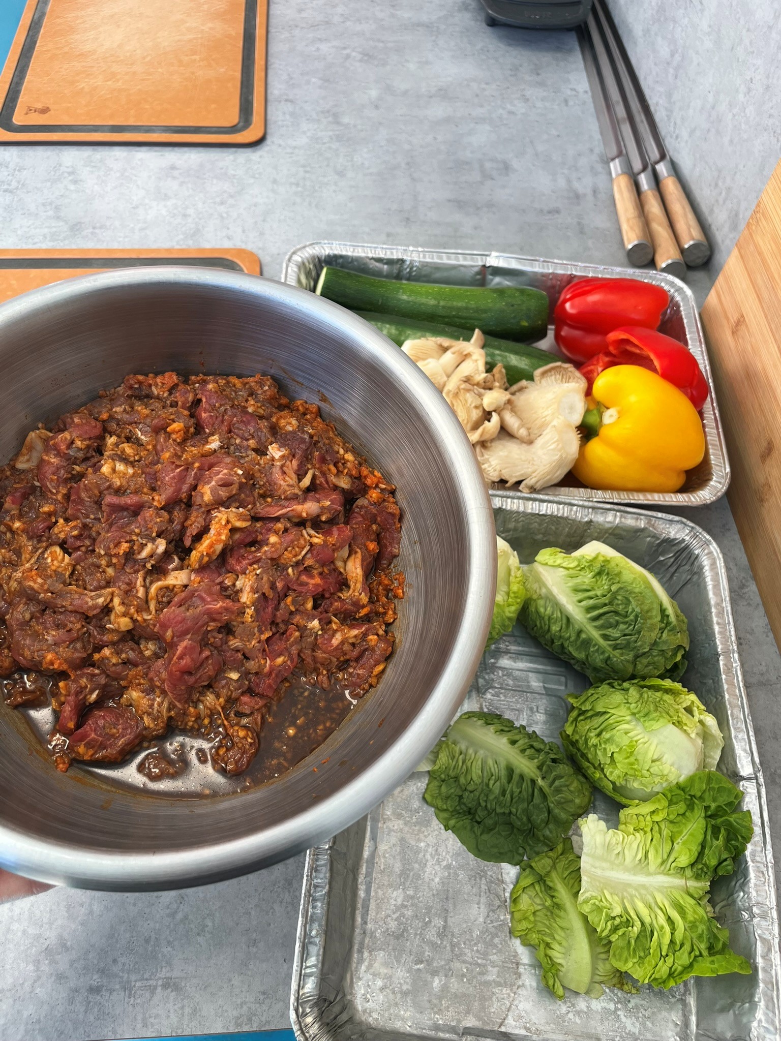 Korejské hovězí bulgogi - ingredience