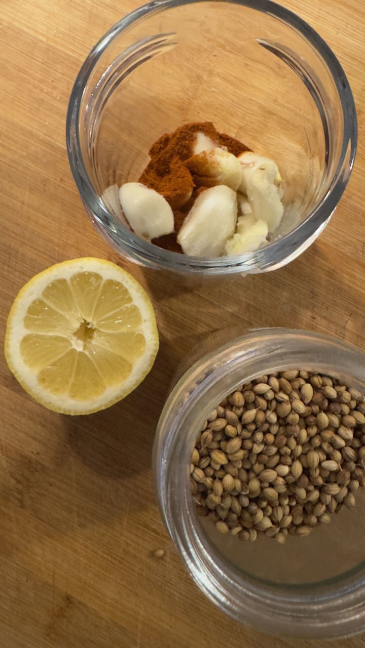 Ingredience na piri piri omáčku Ingredience na piri piri omáčku