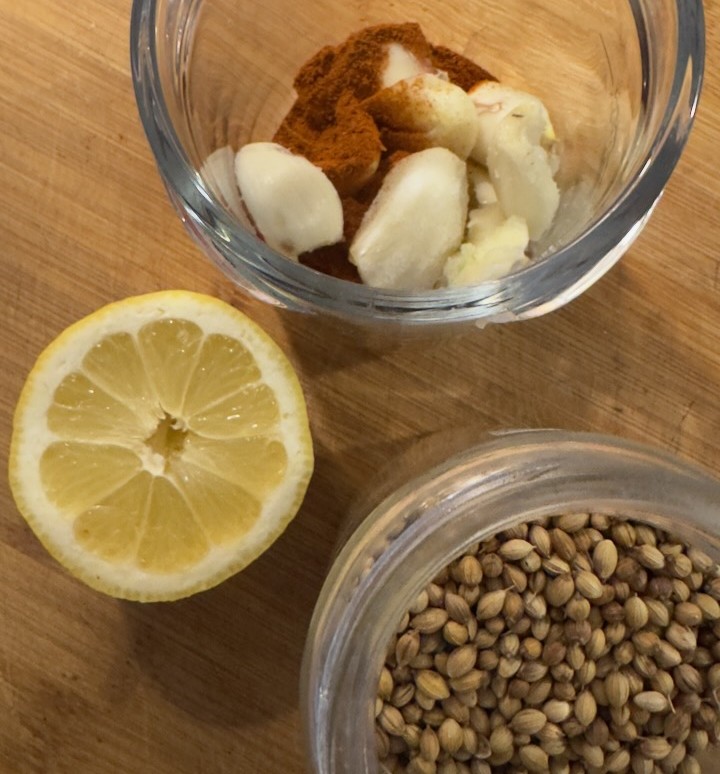Ingredience na piri piri omáčku Ingredience na piri piri omáčku