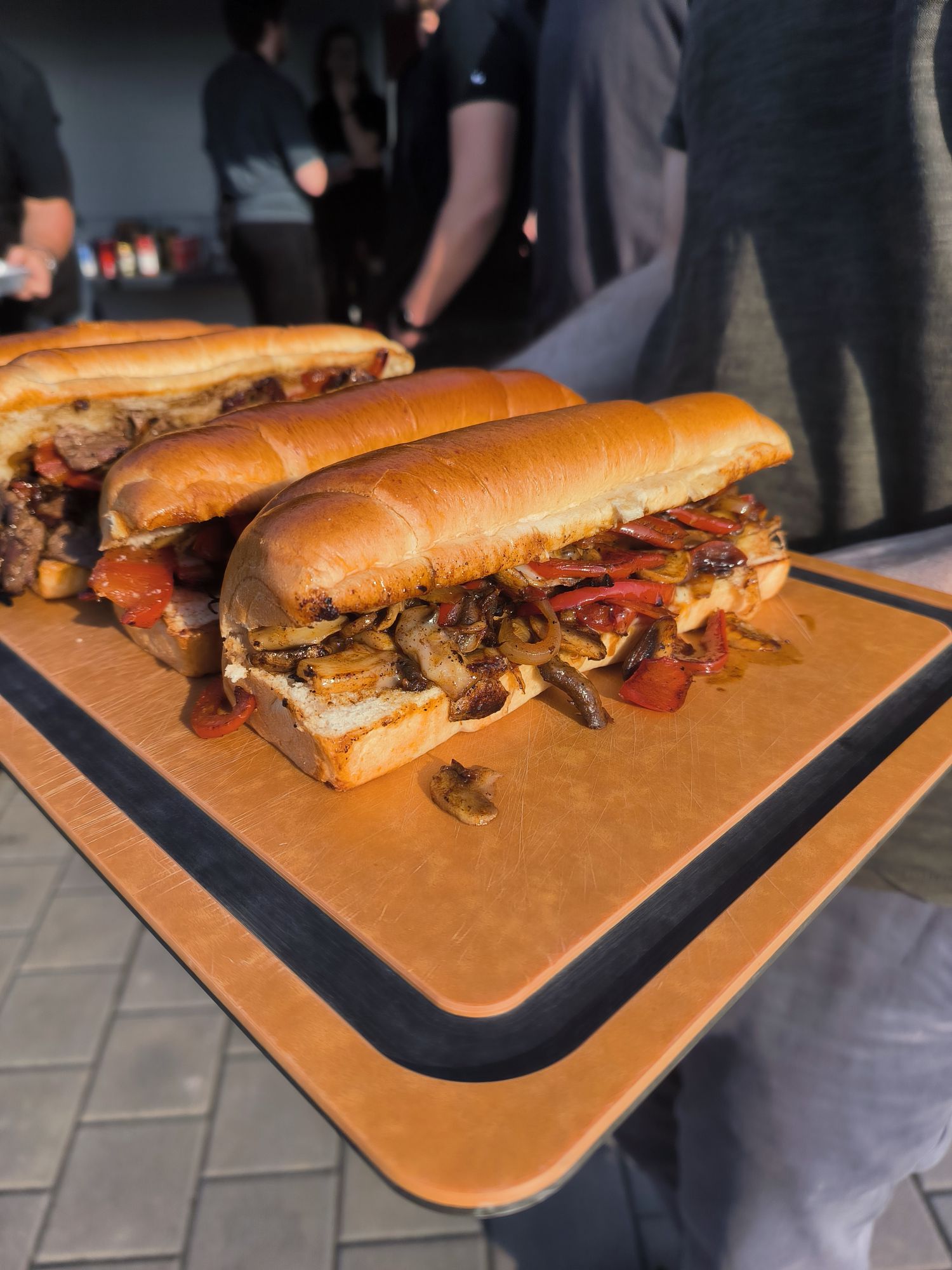 Philly Cheesesteak - hotovy Philly Cheesesteak - hotovy