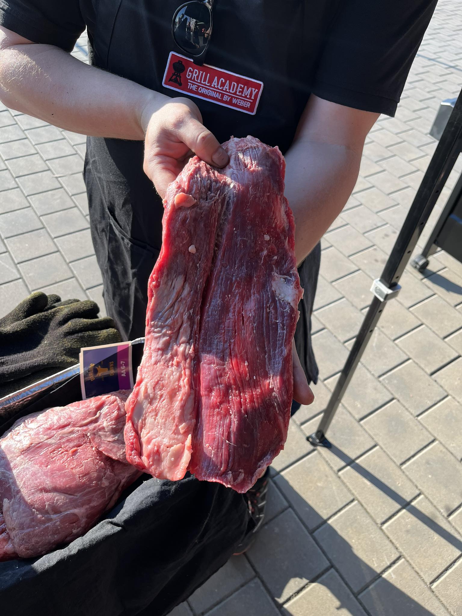 Hovězí flank steak na gril Hovězí flank steak na gril