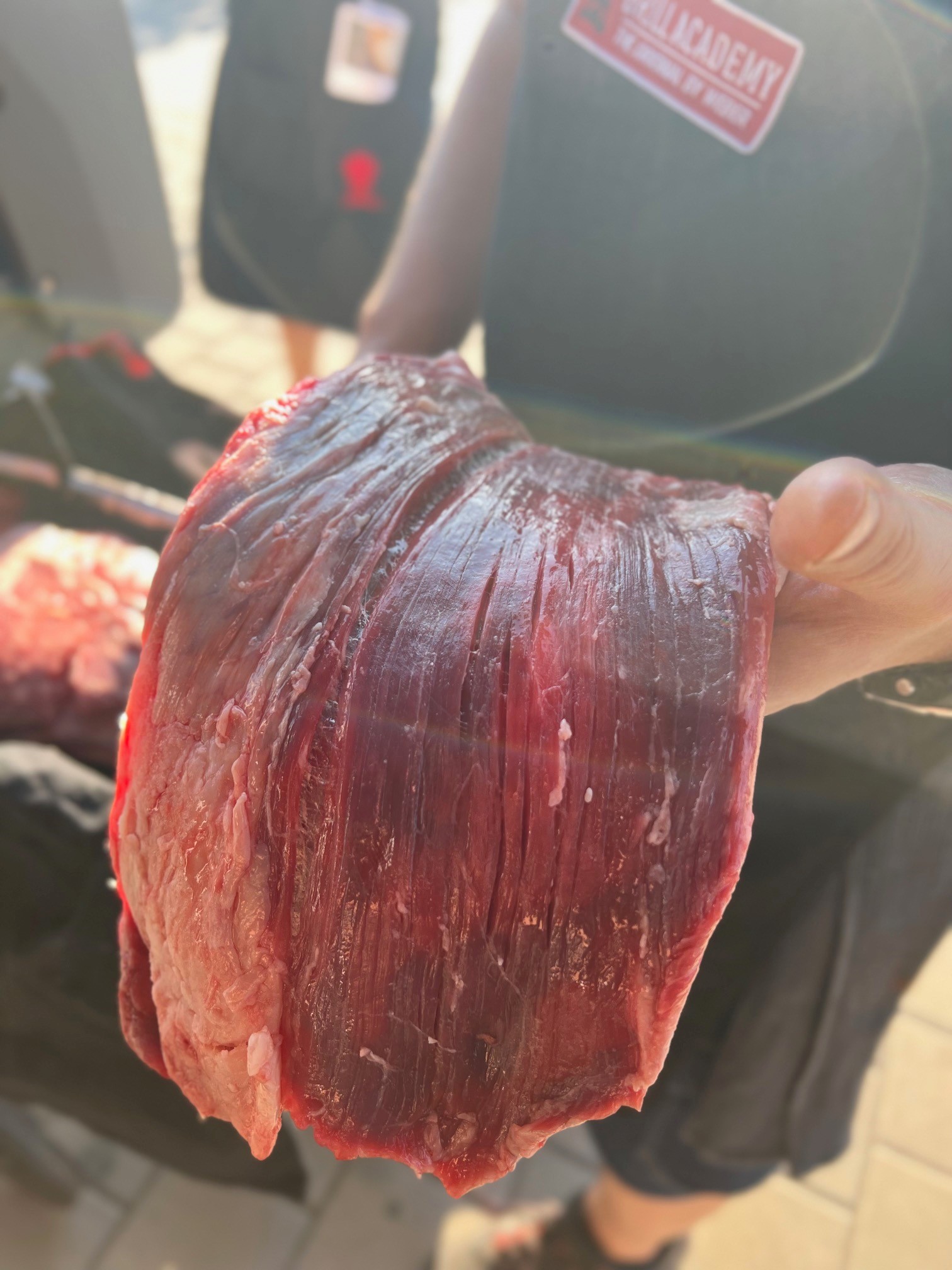 Hovězí flank steak na gril Hovězí flank steak na gril