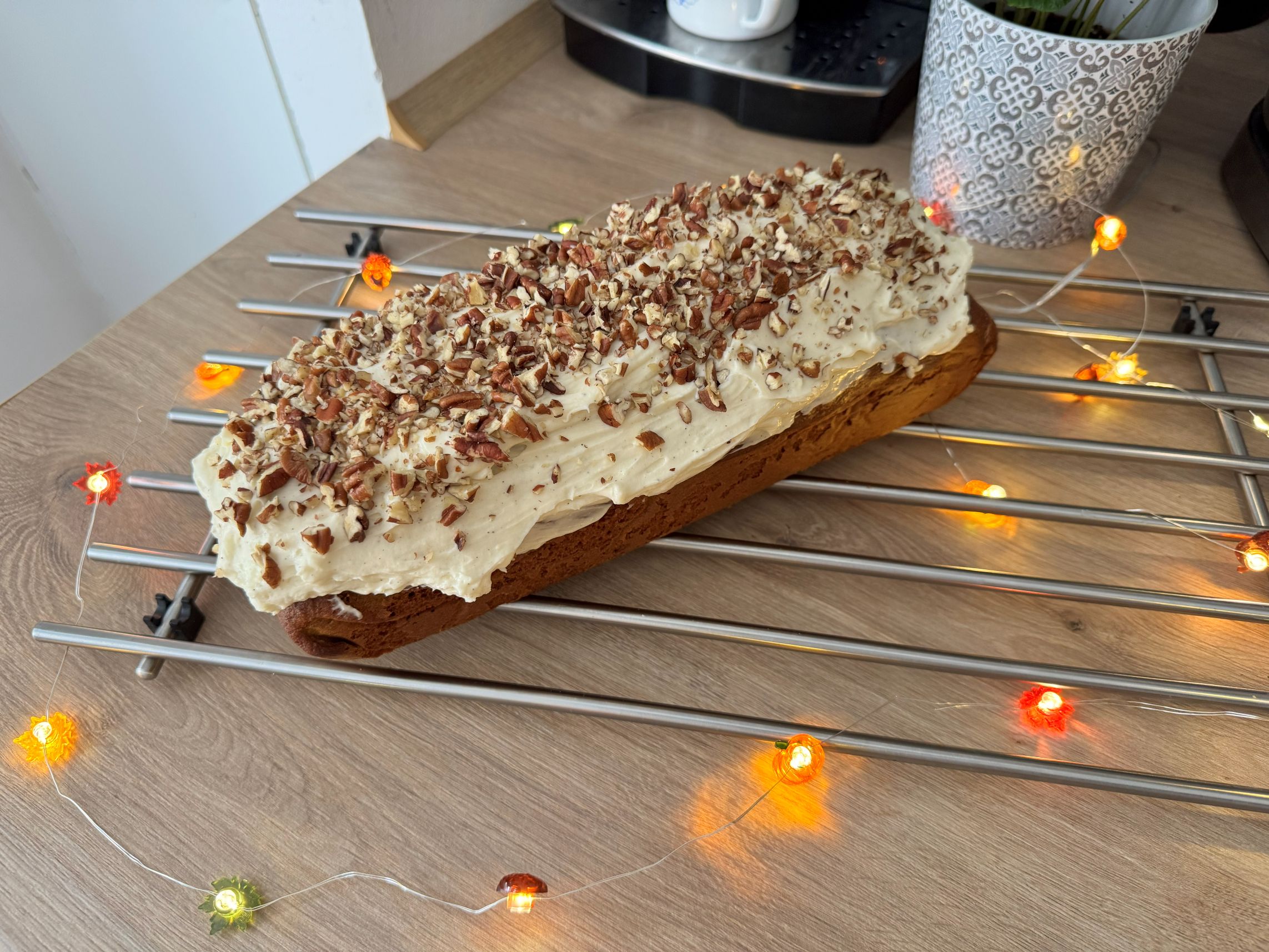 Dýňový chlebíček Pumpkin Spice - hotový s krémem Dýňový chlebíček Pumpkin Spice - hotový s krémem