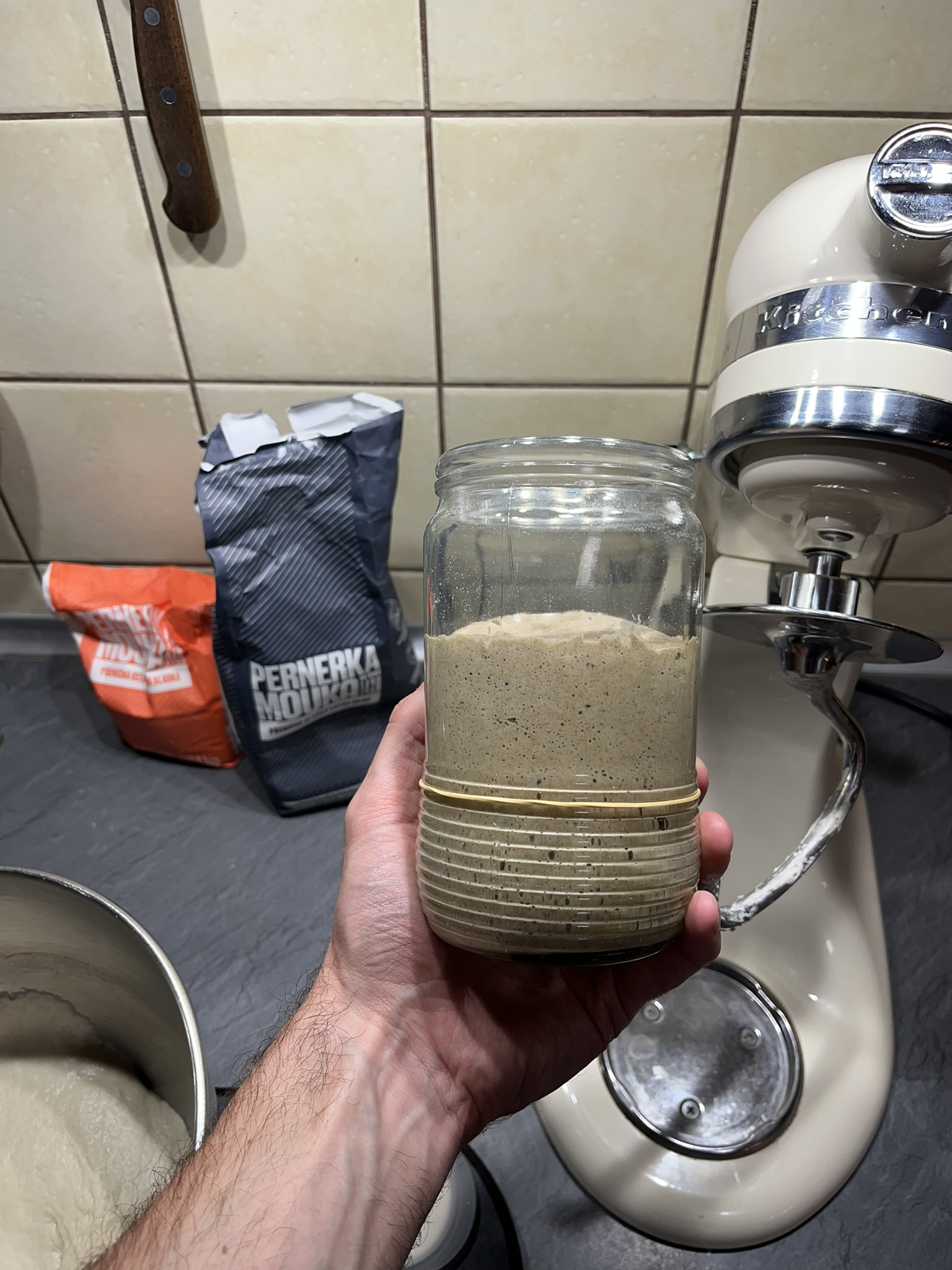 Domácí kváskový chleba pšenično-žitný - rozkvas