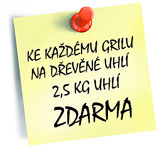 Pro grily Weber na dřevěné uhlí nyní 2,5kg dřevěného uhlí ZDARMA Pro grily Weber na dřevěné uhlí nyní 2,5kg dřevěného uhlí ZDARMA