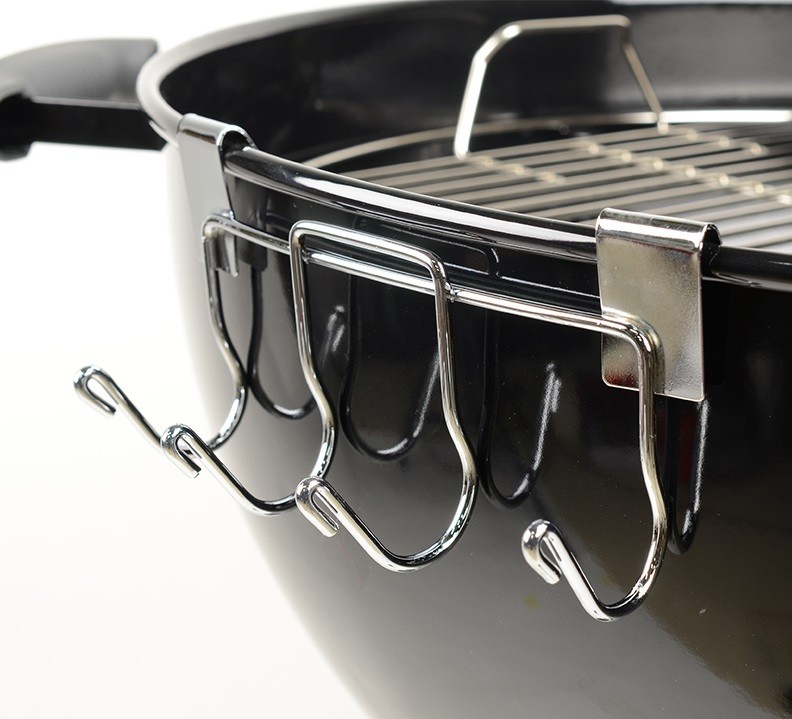 Závěsná lišta na náčiní Weber pro grily na dřevěné uhlí, niklovaná ocel Obrázek