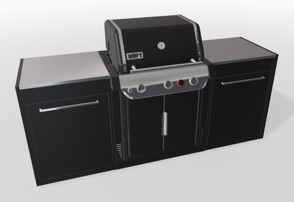 Zahradní kuchyň Weber 1 - dva moduly, Spirit Obrázek