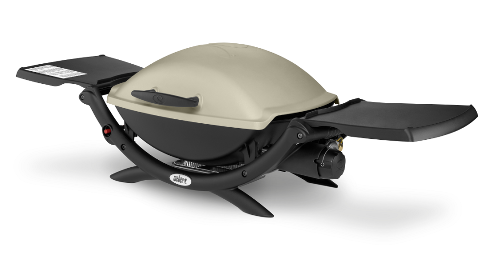 Weber Q 2000 (Weber 2000, 2000 není, boční stolky, grilem Weber) Weber Q 2000