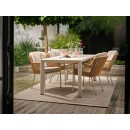 Cairo Rope provázková zahradní jídelní židle - Sand