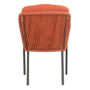 Cairo Rope provázková zahradní jídelní židle - Terracotta