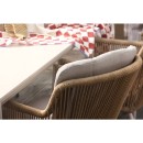 Cairo Rope provázková zahradní jídelní židle - Soft Green