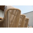 Cairo Rope provázková zahradní jídelní židle - Soft Green