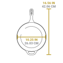 Hluboká litinová pánev Lodge 26 cm