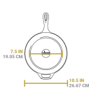 Hluboká litinová pánev Lodge 26 cm