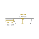 Hluboká litinová pánev Lodge 26 cm