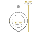 Hluboká litinová pánev Lodge 30 cm