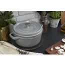 Litinový hrnec Staub 22 cm, šedý