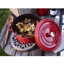 Litinový hrnec Staub 22 cm, višeň