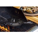 Litinová děrovaná pánev Lodge 16 cm s děrovanou pokličkou