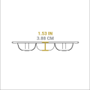 Litinová forma Lodge na pečení - srdce malá