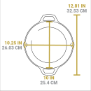 Litinová pánev Lodge 26 cm se dvěma madly