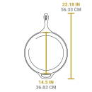 Litinová pánev Lodge 38 cm 