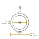 Litinová pánev Lodge 38 cm 