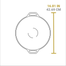 Litinová pánev Wok Lodge 35 cm