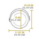 Litinový hrnec Lodge Dutch Oven 3,8 l s poklicí