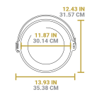 Litinový hrnec Lodge Dutch Oven 5,7 l s poklicí