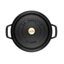 Litinový hrnec Staub 22 cm, černý