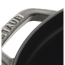 Litinový hrnec Staub 22 cm, šedý