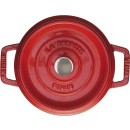 Litinový hrnec Staub 22 cm, višeň