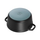 Litinový hrnec Staub 26 cm, černý