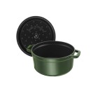 Litinový hrnec Staub 28 cm, bazalka