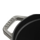 Oválný litinový hrnec Staub 31 cm, šedý