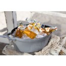 Oválný litinový hrnec Staub 31 cm, šedý