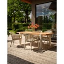 Patricia zahradní jídelní židle - bílá