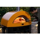 Pec na pizzu na dřevo Alfa Forni – 3 Pizze, červená
