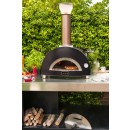 Hybridní pec na pizzu Alfa Forni - 5 Pizze, červená