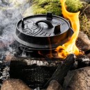 Petromax litinový kotlík Dutch Oven bez nožiček - 25 cm, 7,5 l s příslušenstvím