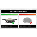 Grilovací rošt pro grily Weber Q 2000