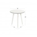 Zahradní stolek Sophie Studio průměr 45 cm, výška 40 cm - bílý