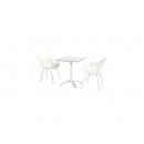 Sklopný zahradní stůl Sophie Bistro 68 x 68 cm - bílý