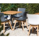 Sklopný Zahradní stůl Sophie Bistro Teak 70 x 70 cm - xerix