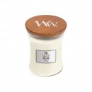Vonná svíčka WoodWick střední - White Teak 2