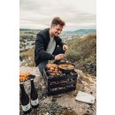 Venkovní ohniště Höfats Crate - hořící bedýnka