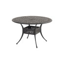 Zahradní jídelní stůl Amalfi - průměr 120 cm, Grey